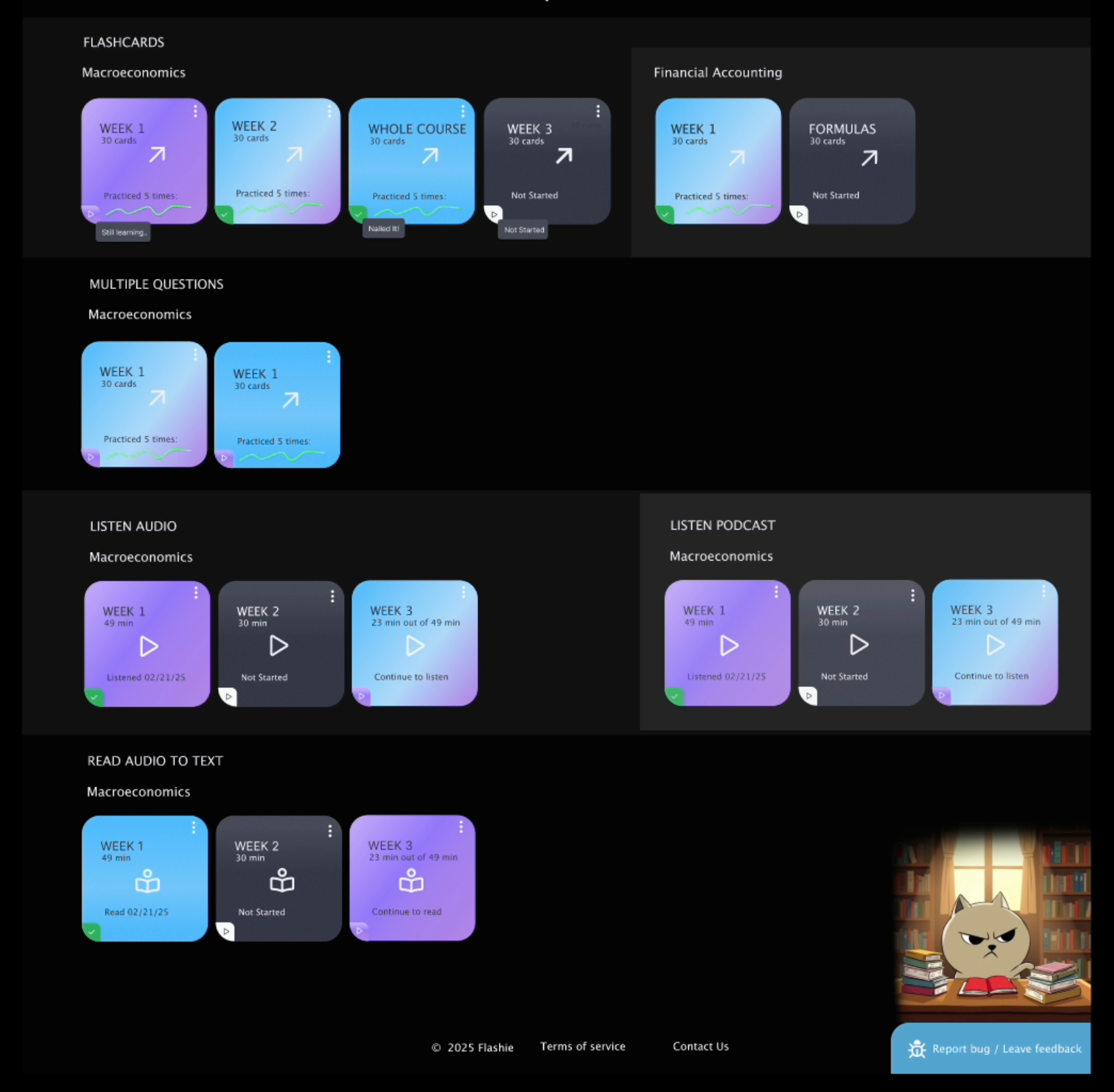 Flashie fintech dashboard